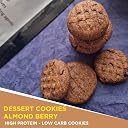 Kilobeaters Almond Berry Dessert Cookies 400G (Pack Of 1) | 7G Protein Per Serve | Ready To Eat Tea Time Snack | No Maida & 0% Added Sugar | Keto Friendly Almond Biscuit | Healthy Snacks For Adults gallery image