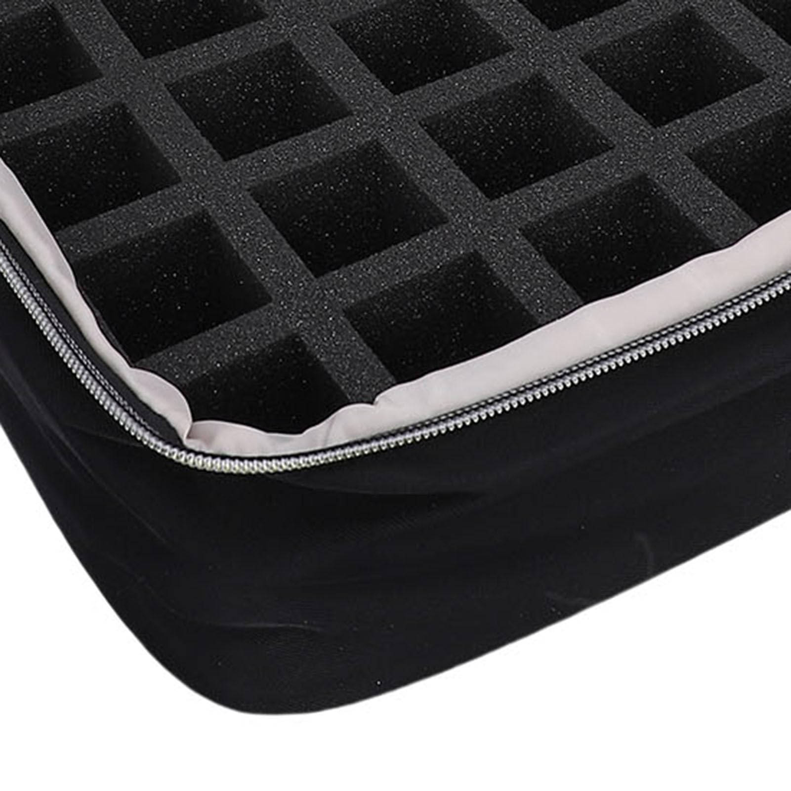 Borsa Organizer Professionale per Smalti, Custodia Portatile Viaggio per Manicure, Borsa con Tracolla Regolabile, Ideale per Artisti del Salone per Tecnici delle Unghie (BLACK)