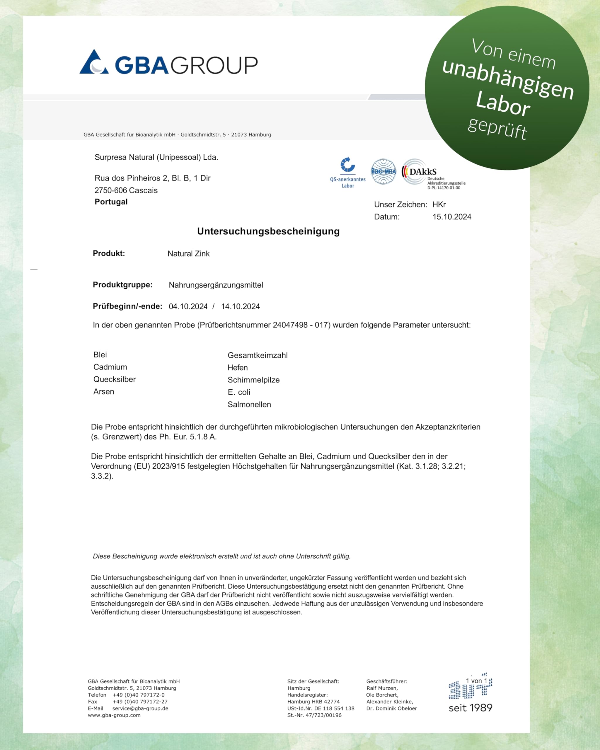 Zink-Kapseln I 3 x 120 Stück I Hochwertiges Zinc-Supplement mit 25mg natürlichem Zink aus 250mg Buchweizen-Extrakt I Vorrat für 12 Monate I 100% vegan, glutenfrei & natürlich