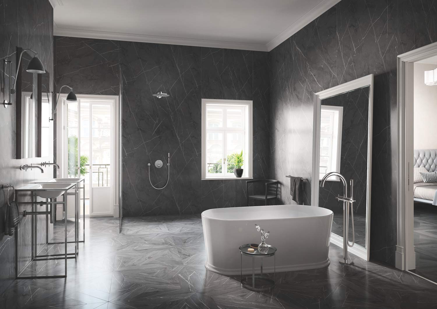 Grohe Atrio pier?cie? na r?cznik, monta? ?cienny, Kolor: Chrom - 40307003