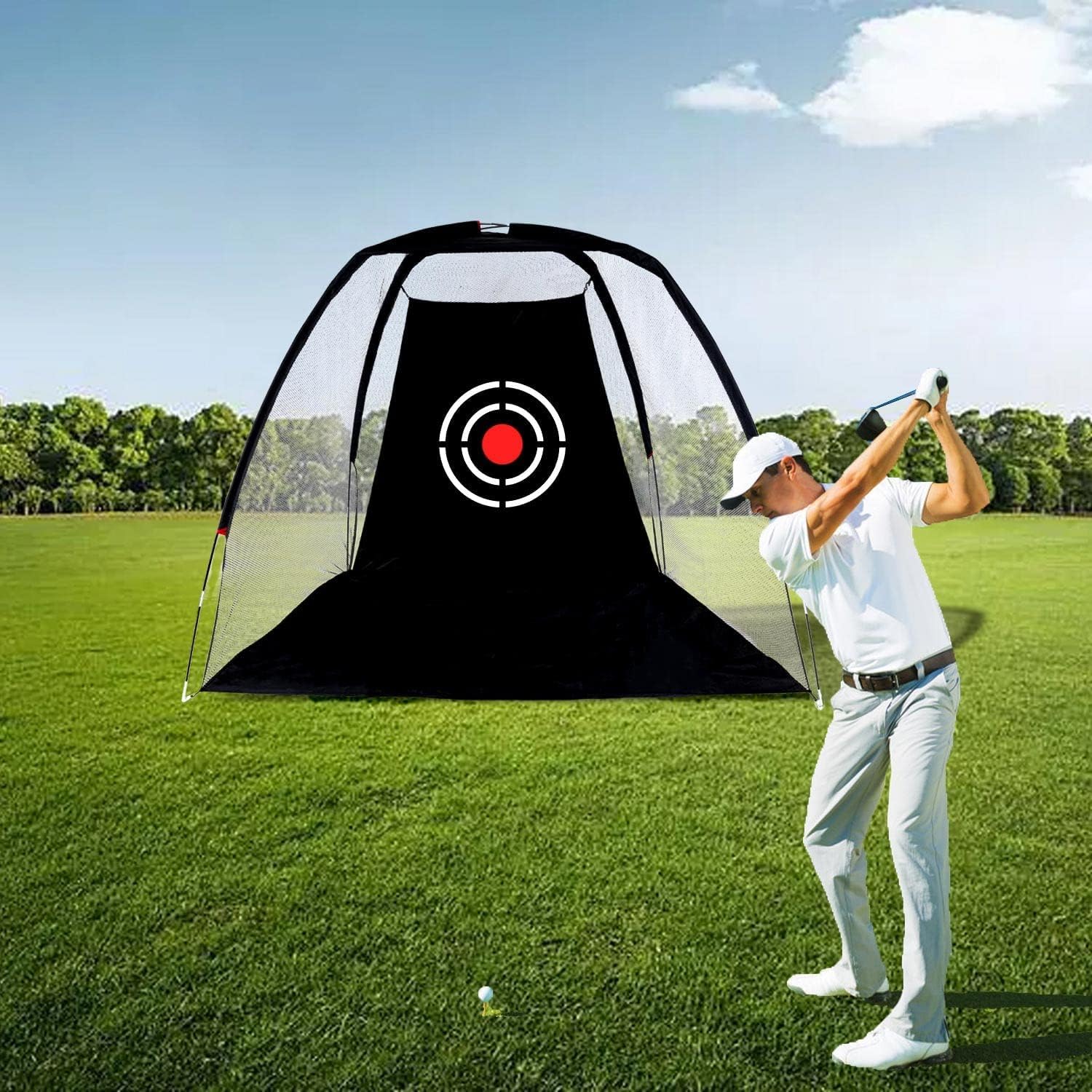 Amazon | PGL ゴルフネット ゴルフ練習ネット 2.1×1.5×1M ゴルフ防球