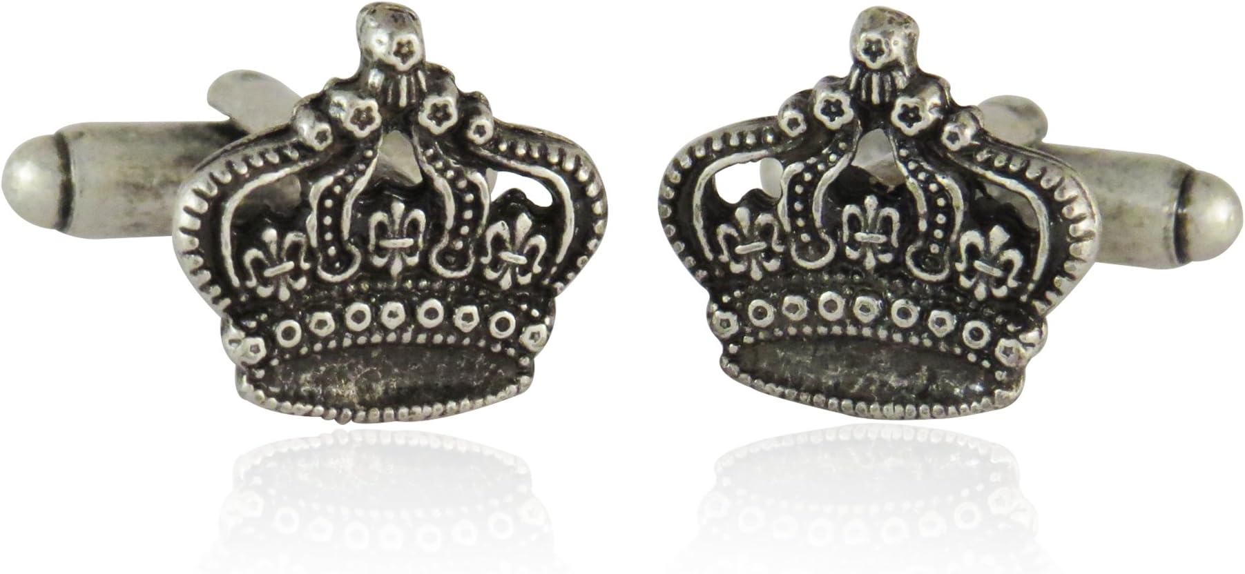 Jewelry Mountain Crown King Cufflinks