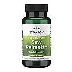 Swanson Saw Palmetto - Herbal Supplement Promoting Male Prostate Health Support - Natural Hair Supplement & Urinary Health Support - 540 mg 100 Capsules
