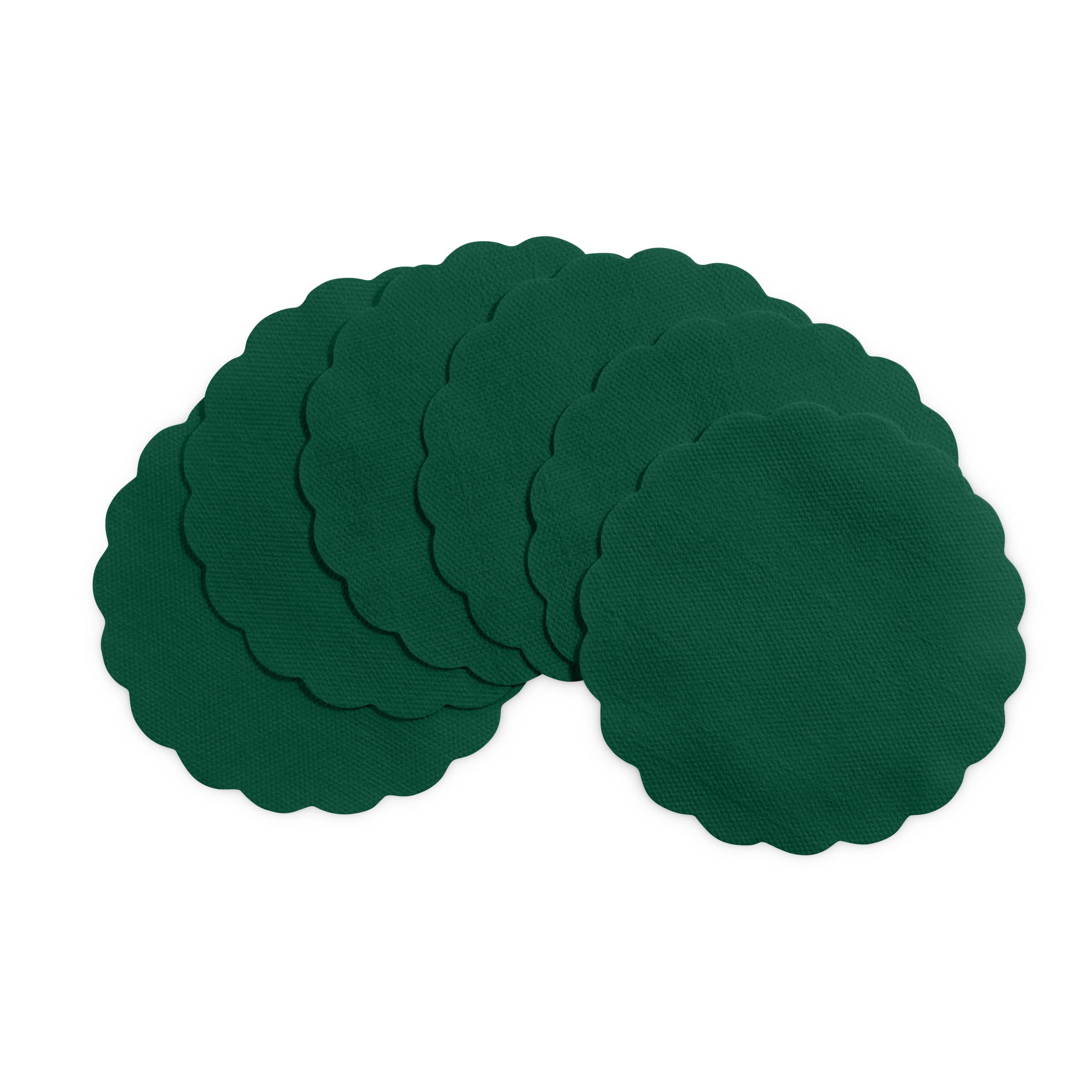 Amazon.com: Disposable Green Paper Coasters for Drinks, 3.5 Inch Round ...