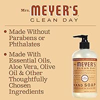 Vista 4 de Mrs. MEYER'S Clean Day - Jabón líquido para manos con aroma a flor de avena (12.5 onzas líquidas (paquete de 6))