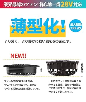 Amazon.co.jp: 業界トップクラス ファンバッテリーセット