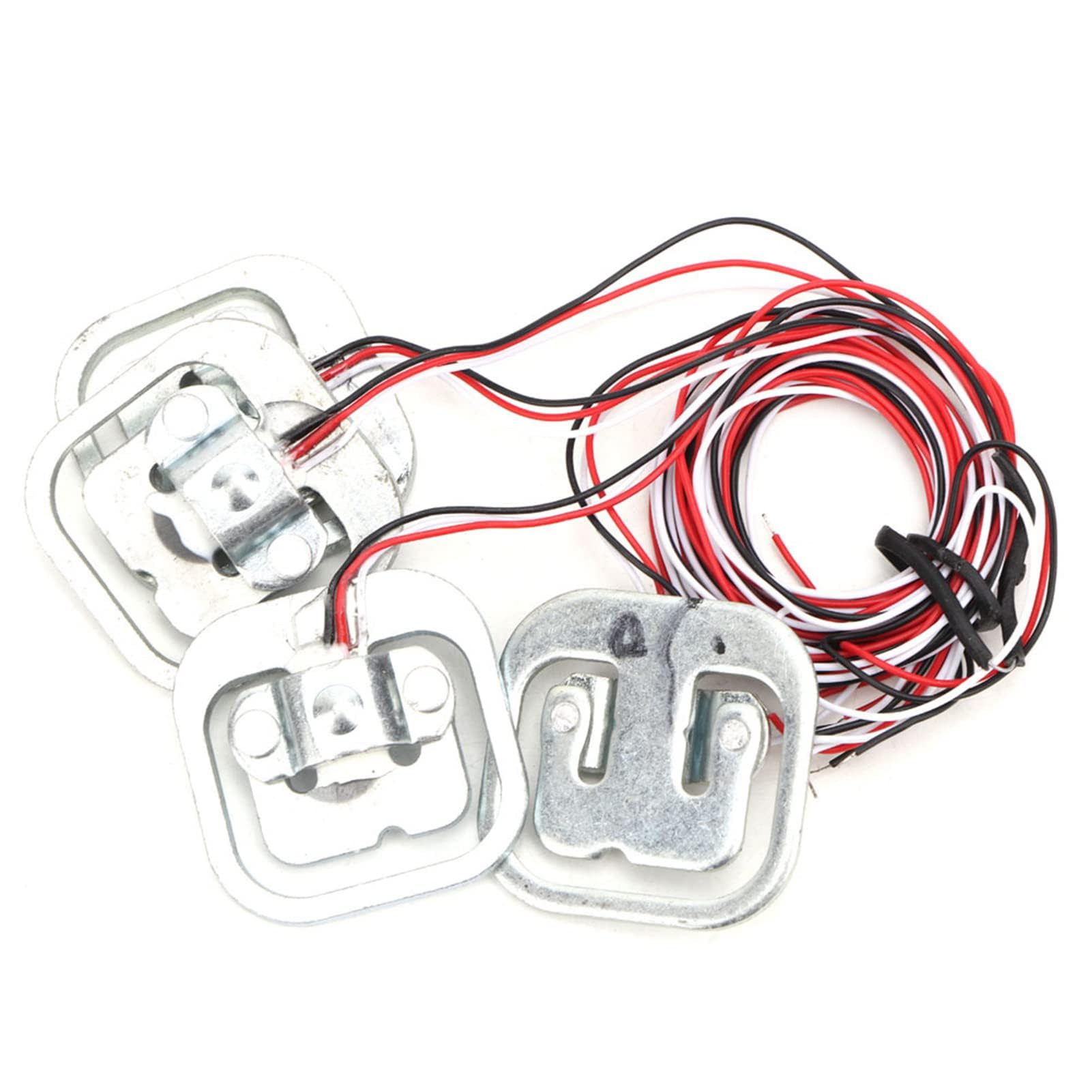 Kit Celle di Carico Half Bridge Cella di Carico 4PCS 50kg Cella di Carico 200kg Estensimetro HX711 Modulo 4 Individuali 50Kg