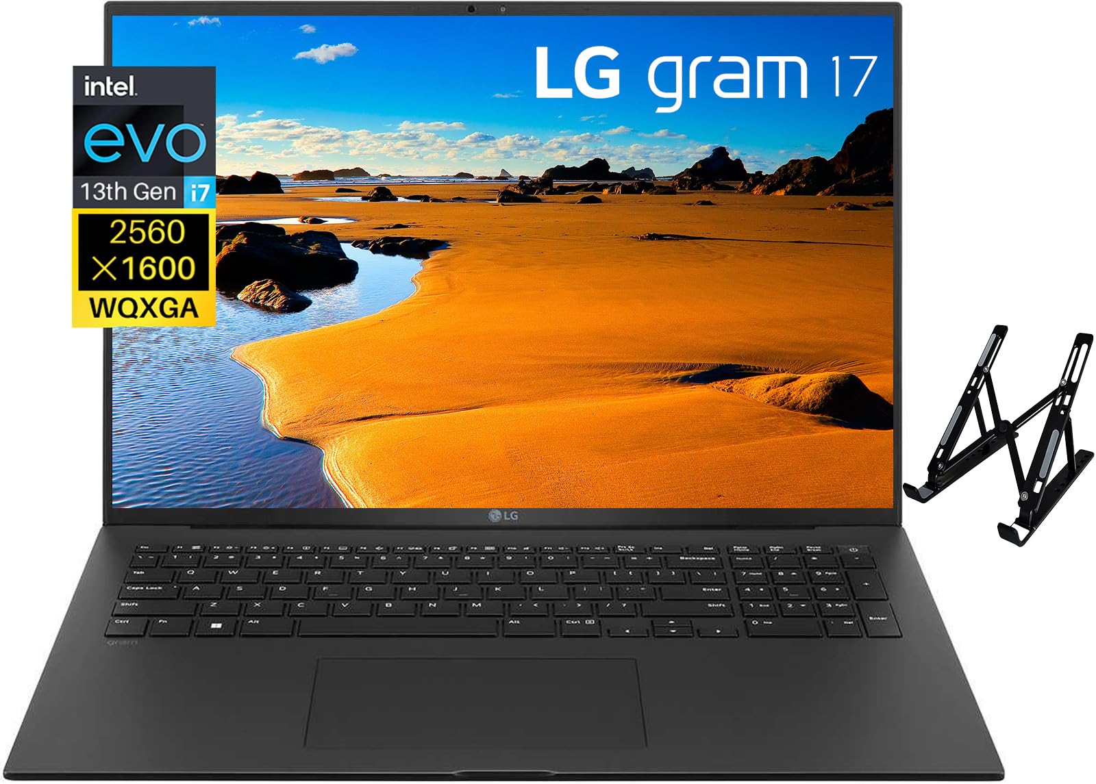 LG Notebook empresarial leve Gram 17, laptop de 17 polegadas WQXGA