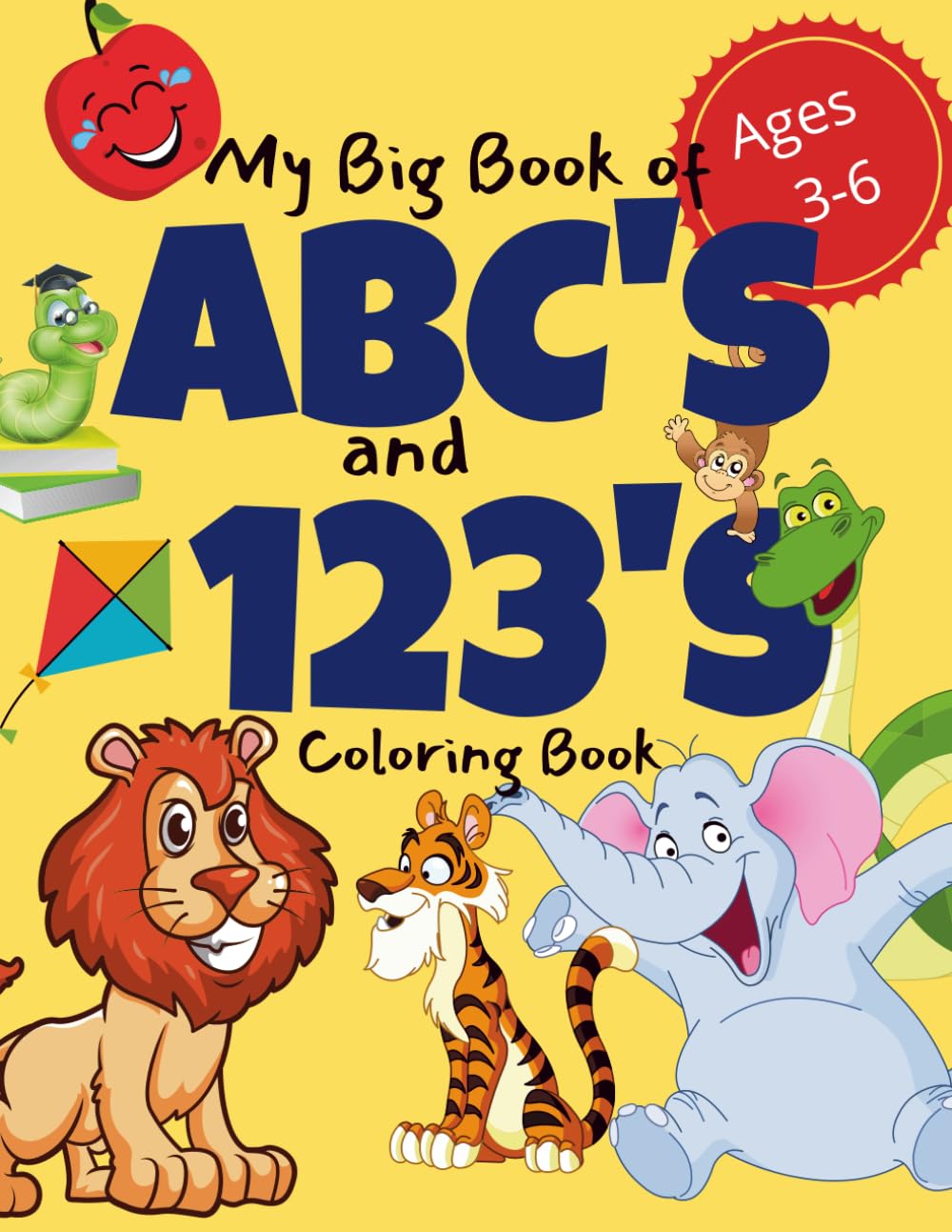 My Big Book of ABC's and 123's: Coloring Book