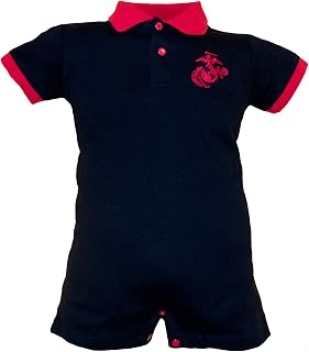 Licensed Marine Boys Baby Romper