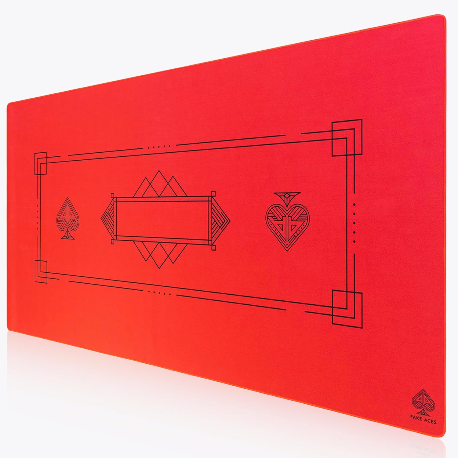 FAKE ACES Luxe Poker Table Topper Waterproof Poker Mat