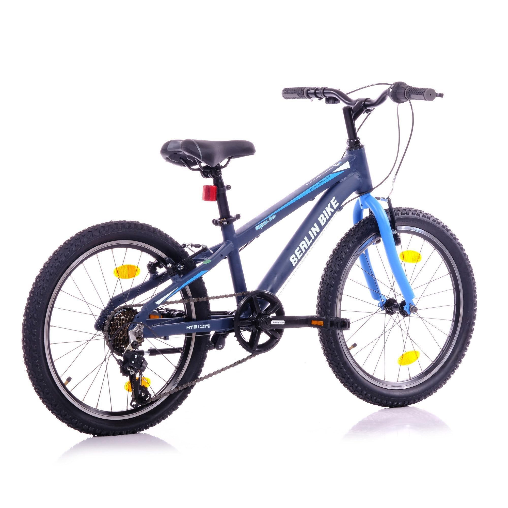 Grizz 20 Zoll Mountainbike - Leichter Aluminiumrahmen - 7-Gang Shimano