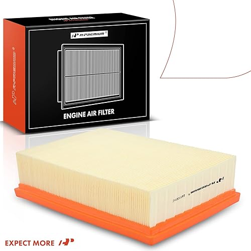 Miniatura 8 de A-Premium Filtro de aire de motor compatible con Buick Encore y Chevrolet Trax, 2013-2022, L4 1.4L, panel flexible, repuesto # 95021102