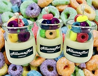 Cereal Candle, Handmade Soy Candles, Scented Candle for Home, Novelty Candles, Candles Gift, Candles Scented, Soy Candles Scented Made in Canada, AllumeMoi Candles, Allume Moi Chandelles Québec