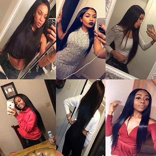 Miniatura 7 de Cabello humano lacio con cierre de encaje 4x4, cierre de encaje HD de 8 pulgadas, cabello virgen brasileño sin procesar, cierre de parte libre,