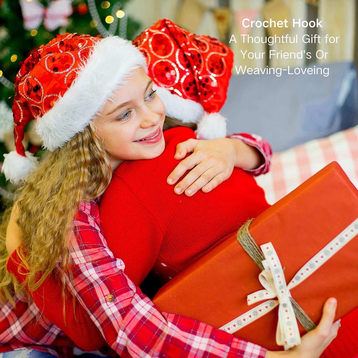 Aluminum Crochet Hook Set 9 Sizes Interchangeable Crochet Head Ergonomic Handle Sweater Crochet Hooks 3.5mm-8.0mm