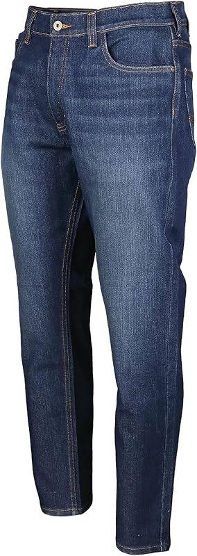 Men's Ballast Athletic Fit Flex 5 Pocket Jeans, Dark Wash with Sanding, 38W/32L