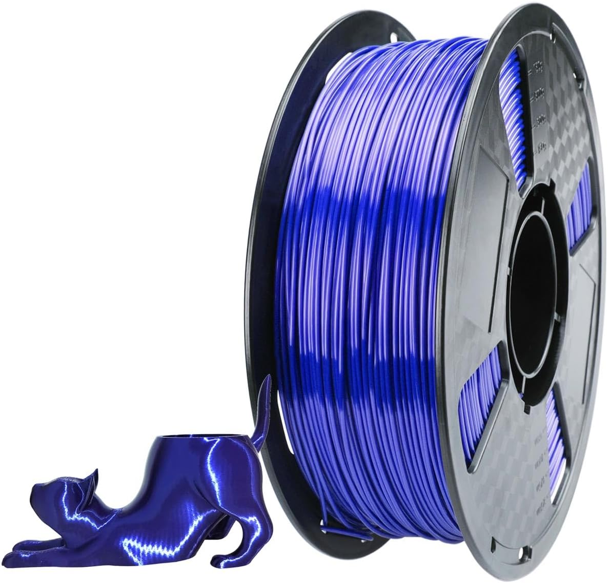 CC3D 57D Silky Royal Blue TPU Filament 1.75mm 1KG 3D Printing Materials FDM TPU Silk Filament for 3D Printer 57D Harder Than 98A Filament