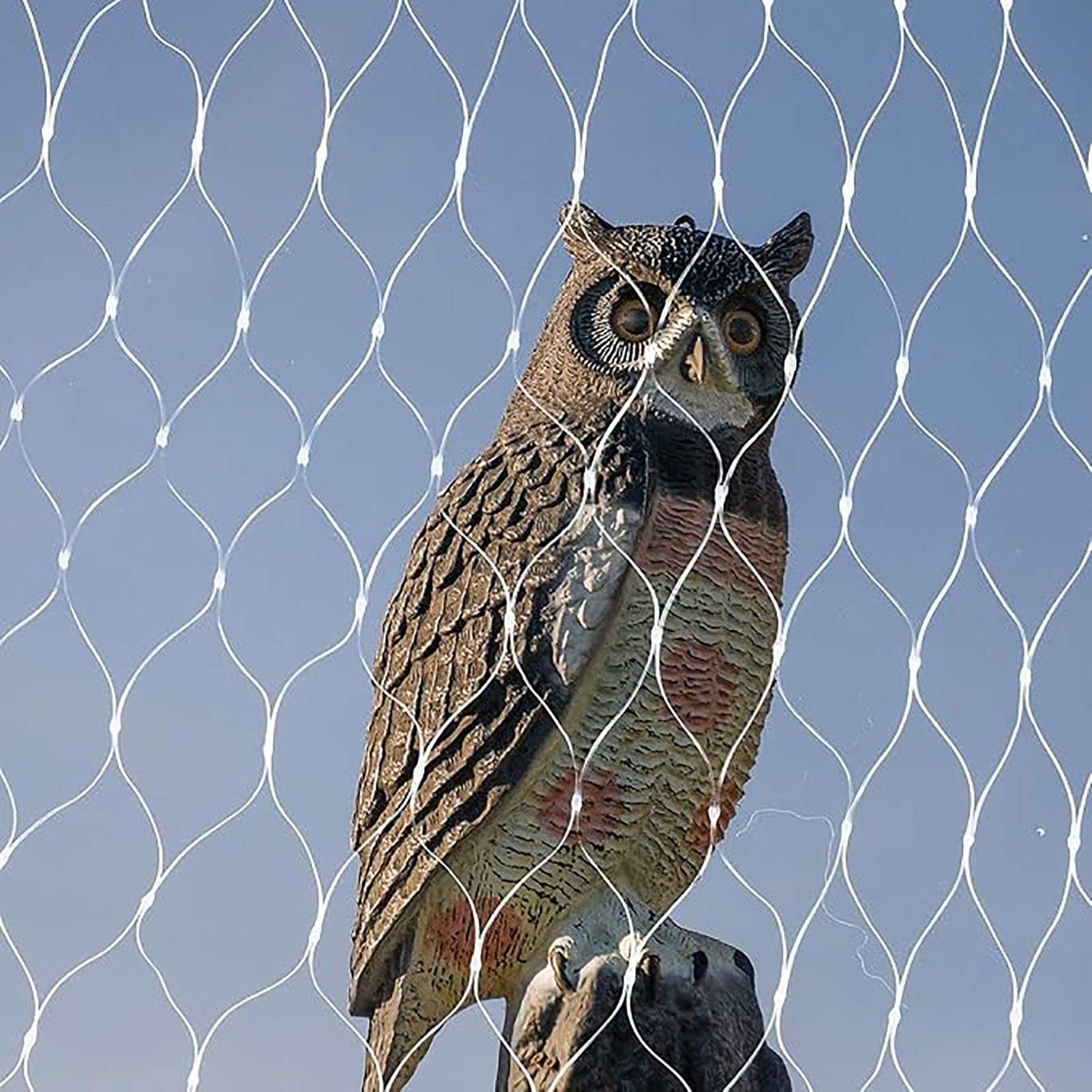 Filet anti-oiseaux réutilisable pour jardin 3 x 6 m Maille en nylon Parfait pour la protection des cultures et des semis Respectueux de l'environnement et filet de jardin