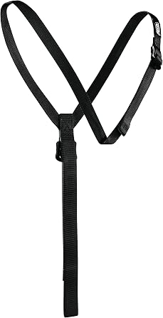 PETZL SECUR Shoulder Straps for Positioning CROLL Ascender - Black