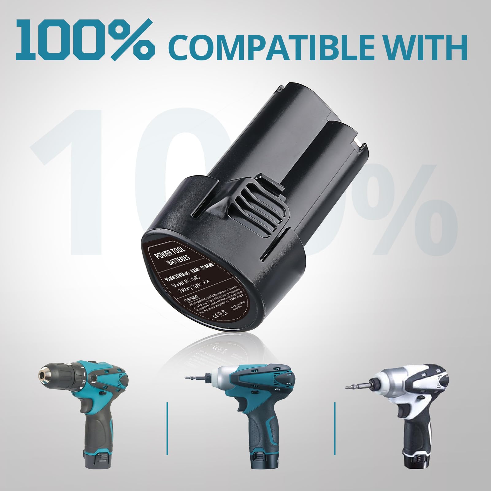 2 Paquets 4.8Ah BL1013 Li-on Remplacer Pour Makita 10.8V