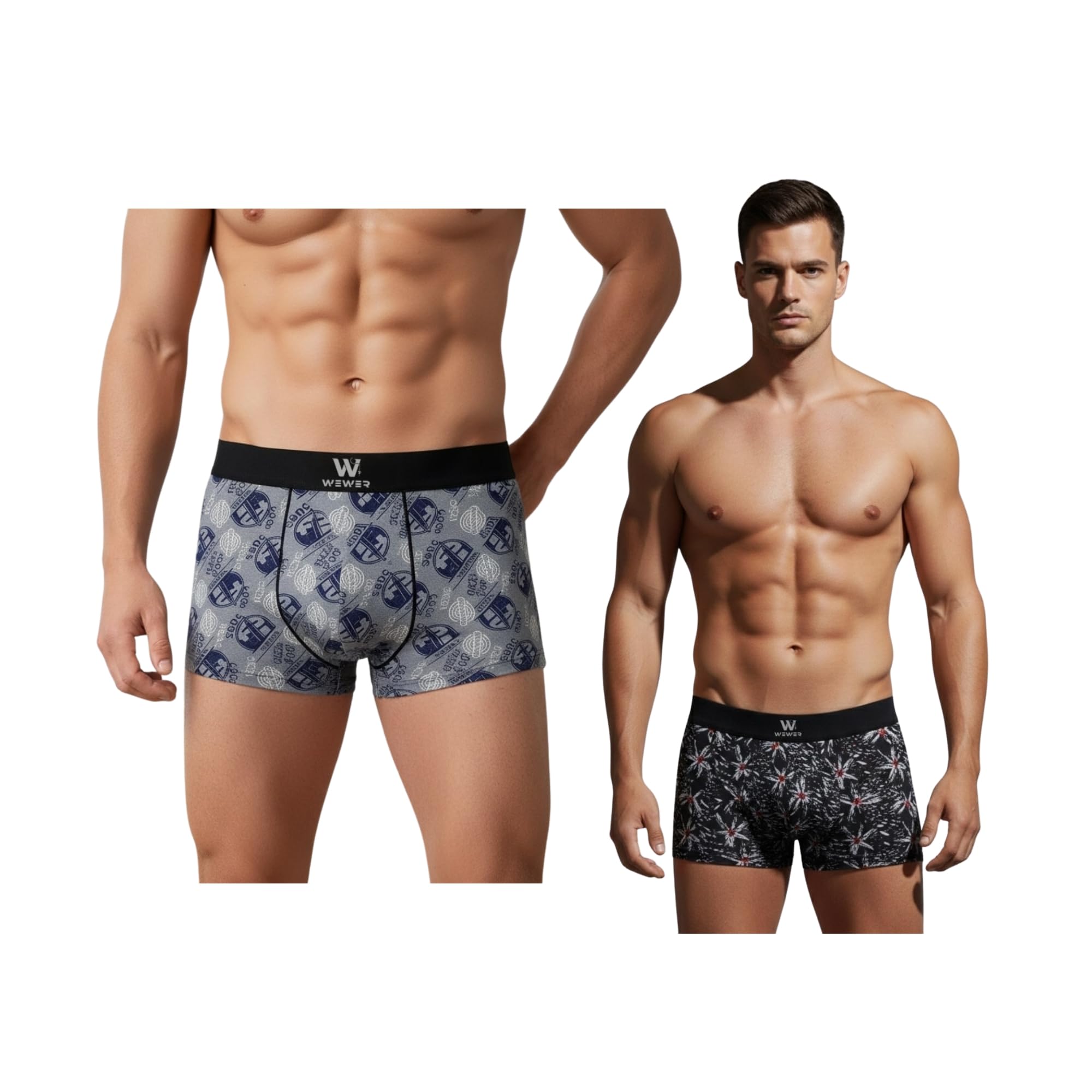 Men’s Boxer Briefs Underwear – Breathable Stretch Cotton Trunks for Men, Soft Comfortable Elastic Waistband, Moisture-Wicking Everyday Underwear Pack of 2-picture-24