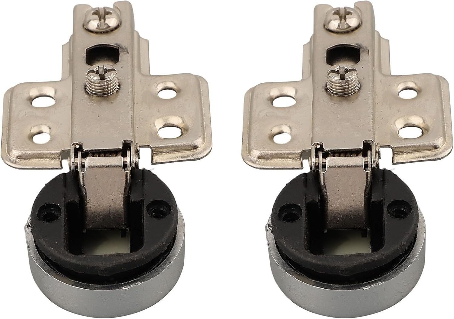 Heavy Duty 26mm Hinge for Glass Cabinet Doors, for Display and Storage Solutions, Built for Durability (Straight Hinge)