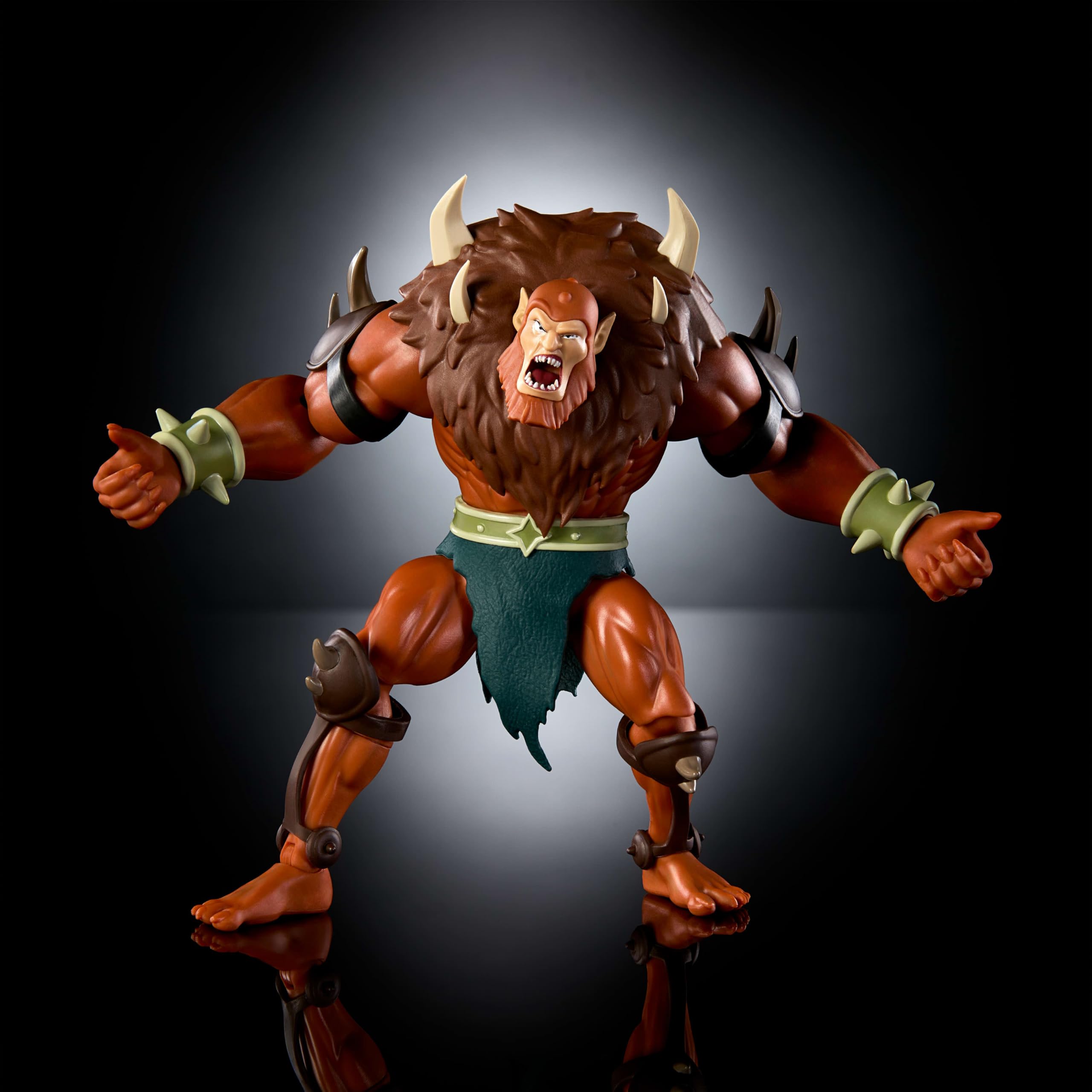 Masters of the Universe Origins Figura de acción Deluxe Beast Man | Figura MOTU a escala de 14 cm Cartoon Collection, villano TV años 80, diseño detallado, JHK09