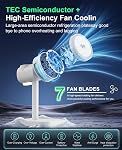 2026 New 25W Qi2.2 4-in-1 Charging Station with TEC Active Cooling and Night Light,Magnetic Fast Wireless Charger Stand for Magsafe Charger,for iPhone17/16/15/14/13/12,Apple Watch,AirPods,Samsung S26