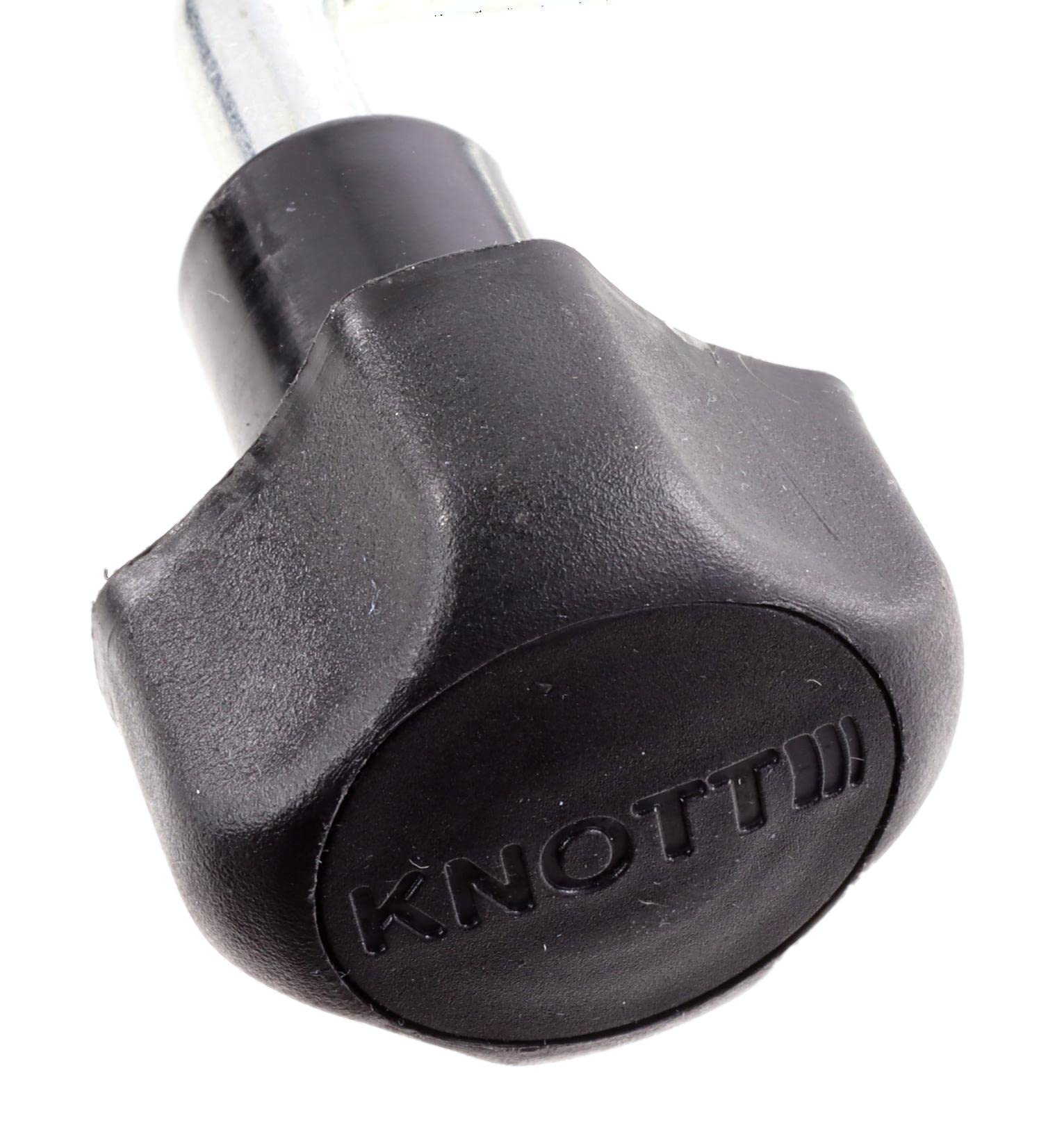 Generisch Knott 421039.001 automatyczne koło podporowe do dużych obciążeń 500 kg samochód osobowy przyczepa koło ostrogowe 230 x 80 mm