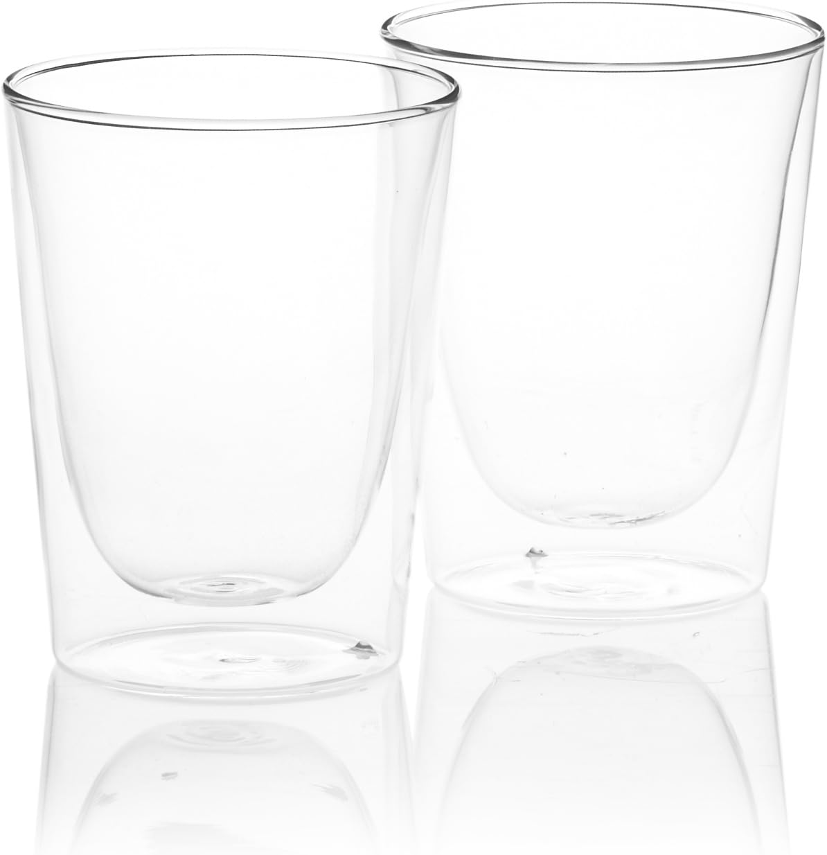 Luigi Bormioli Set of 2 Duos Double-Wall Old Fashioned Glasses, 10 oz.