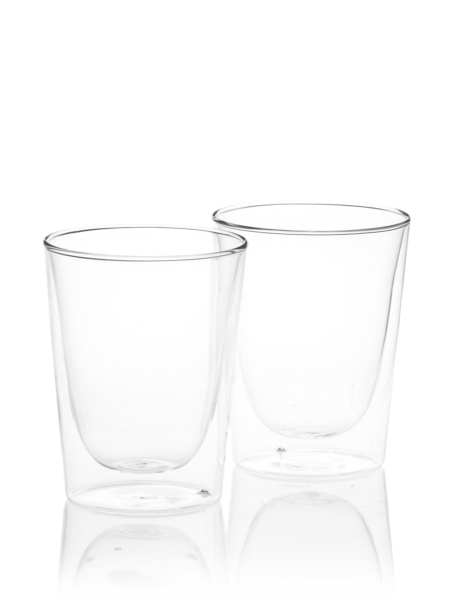 Luigi Bormioli Set of 2 Duos Double-Wall Old Fashioned Glasses, 10 oz.