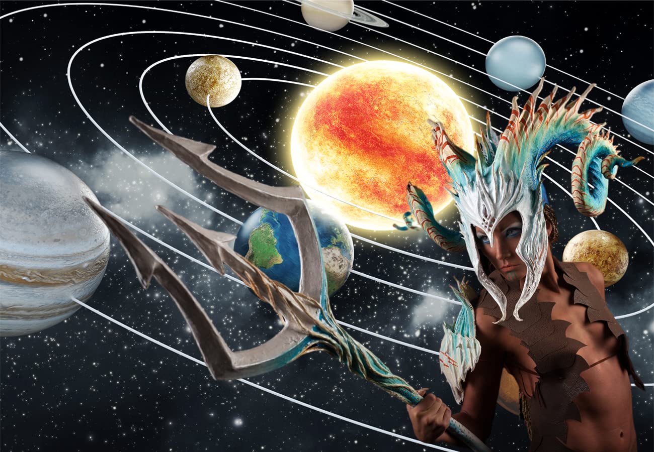 Amazon | YYNXSY 太陽系 惑星 背景 地球 火星 軌道 背景