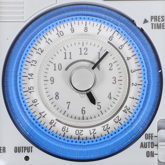 ULTECHNOVO 12V Dc Mechanical Timer Switch Portable Time Control Device for Home Kitchen Cooking and Baking