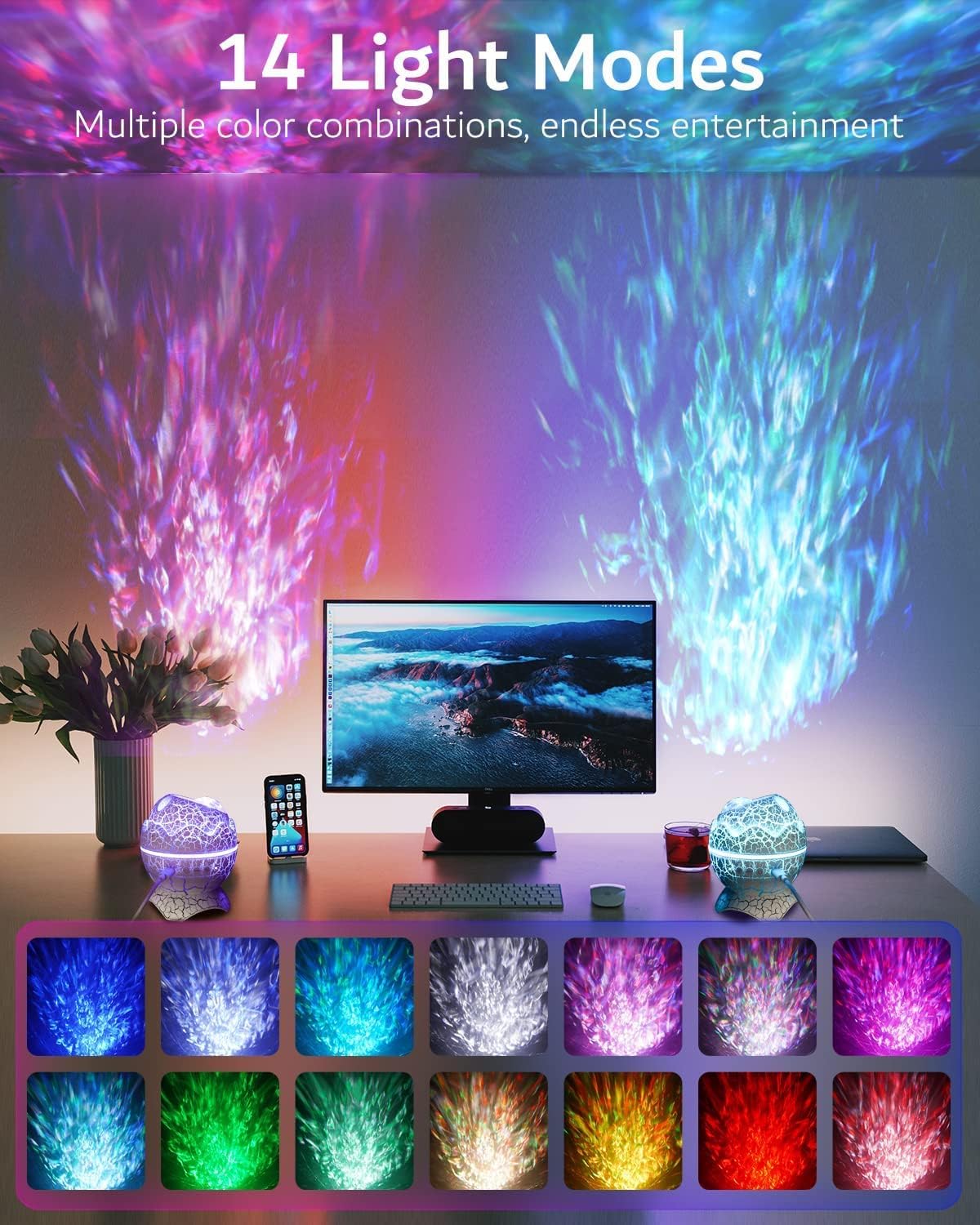 14 Light Modes Demonstration