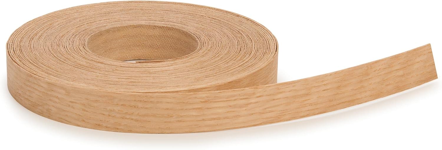 Sauers® Pre-Glued White Oak Edge Banding - 13/16" X 50' Roll