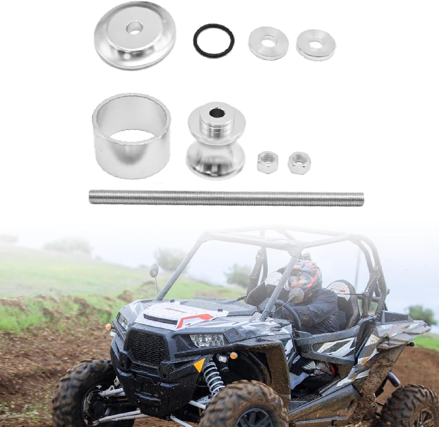 Reinstall Tool for 44 or 40 mm Wheel Bearings Removal Tool Compatible with Polaris Ranger RZR/Rranger/General/Sportsman