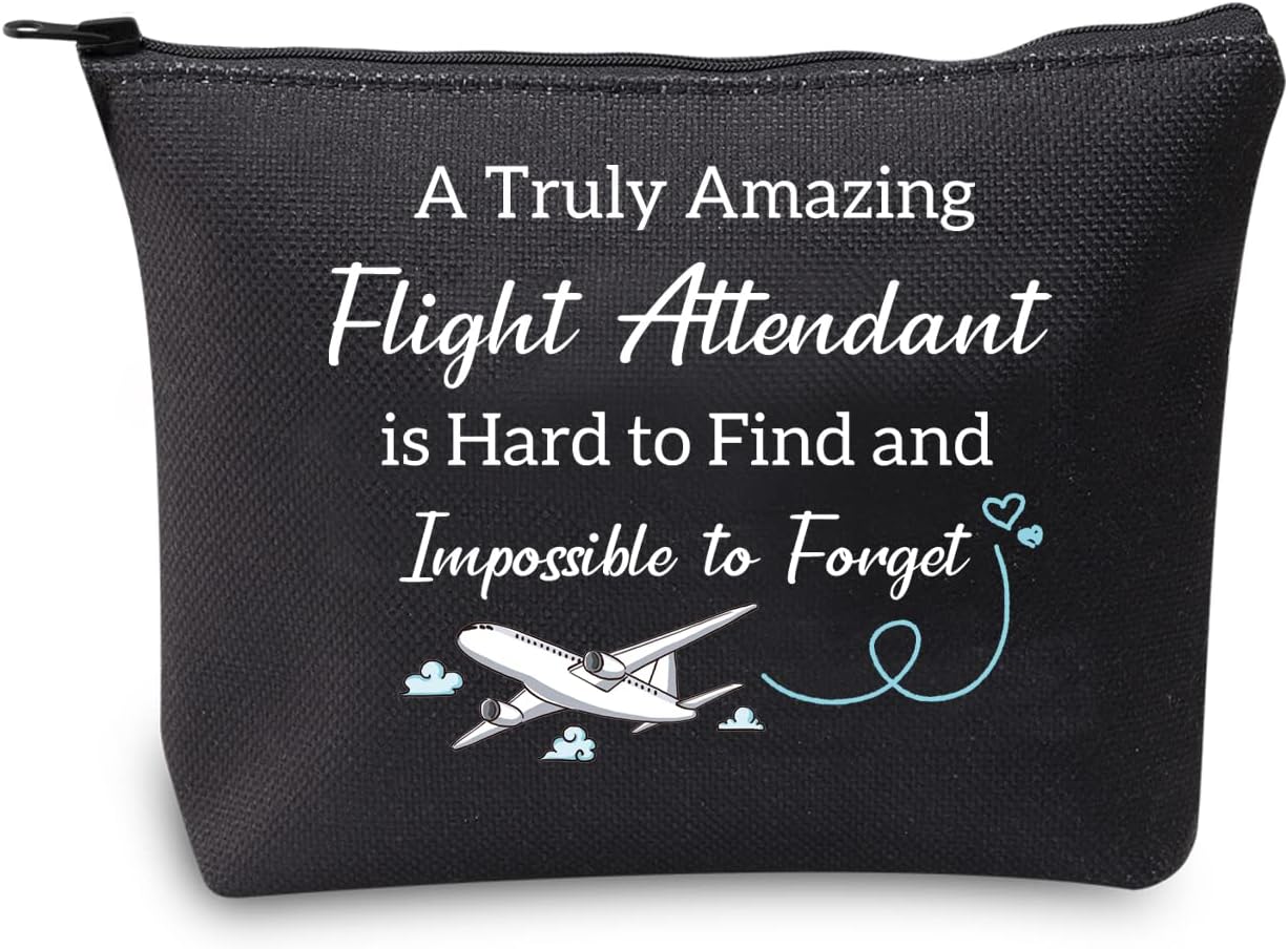 CMNIM Flight Attendant Gifts Makeup Bag Flight Attendant