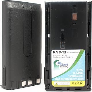 2X Pack - Two-Way Radio Battery Replacement for Knb-15 | Replaces Knb-14 Tk-270, Tk-3101, Tk-372g, Tk-272g, Tk-272 (1200mah, 7.2v, Ni-cd)