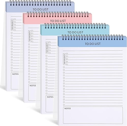 Miniatura 8 de Bloc de notas de registro de actividad, libro de registro de actividad diaria, 8.5 x 11 pulgadas, cuaderno de planificación con espiral para el