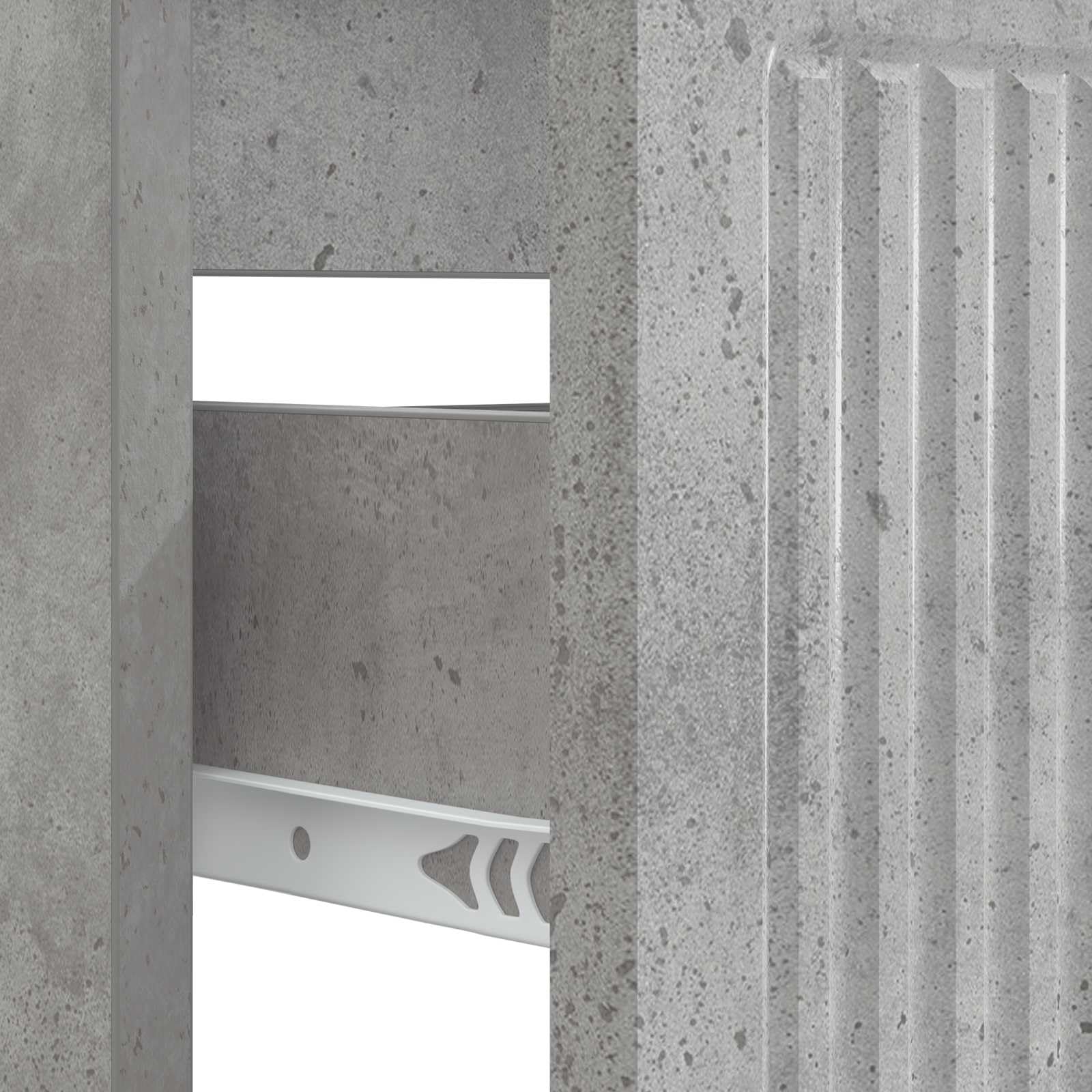 vidaXL Meuble sous Lavabo de Salle de Bain Ede Gris béton