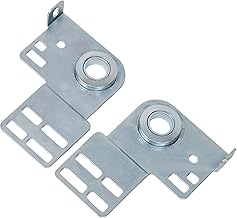 3 3/8" Bearing End Plates Brackets, Residential Brackets for 2" Track Wood or Steel Doors, Garage Door Parts, One Pair Bearing Bracket
