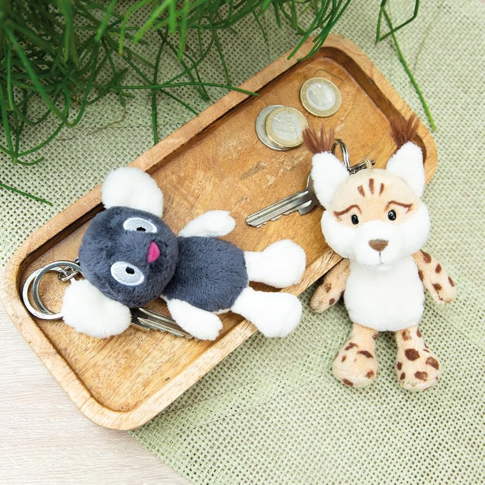 Amazon.co.jp: 【NICI】キーホルダー WF24 オオヤマネコ ライカ 10cm