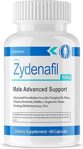 Paquete de 1 pastillas Zydenafil para hombres - Cápsulas masculinas Zidenafil nuevas y avanzadas fórmula original de rendimiento mejorada para