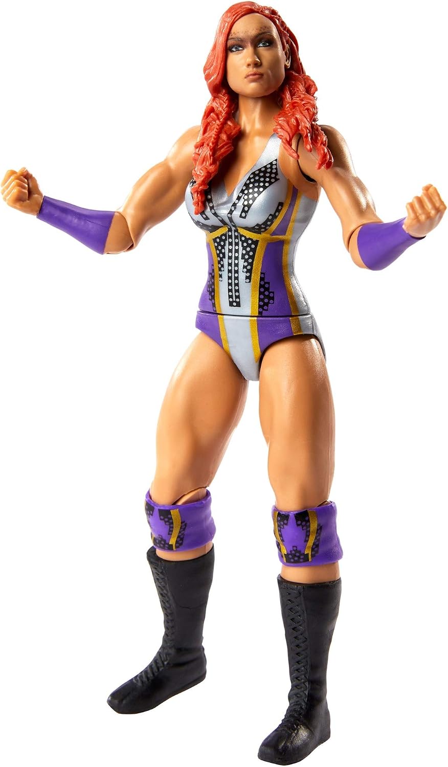 WWE Becky Lynch Basic Series #109 Action Figure in 6-inch Scale with Articulation & Ring Gear