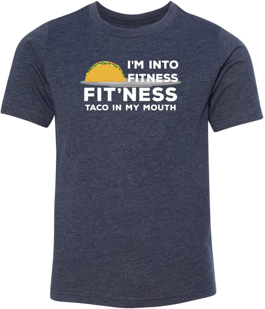 I'm into Fitness Fit'ness Slider in My Mouth Youth Funny Graphic tees
