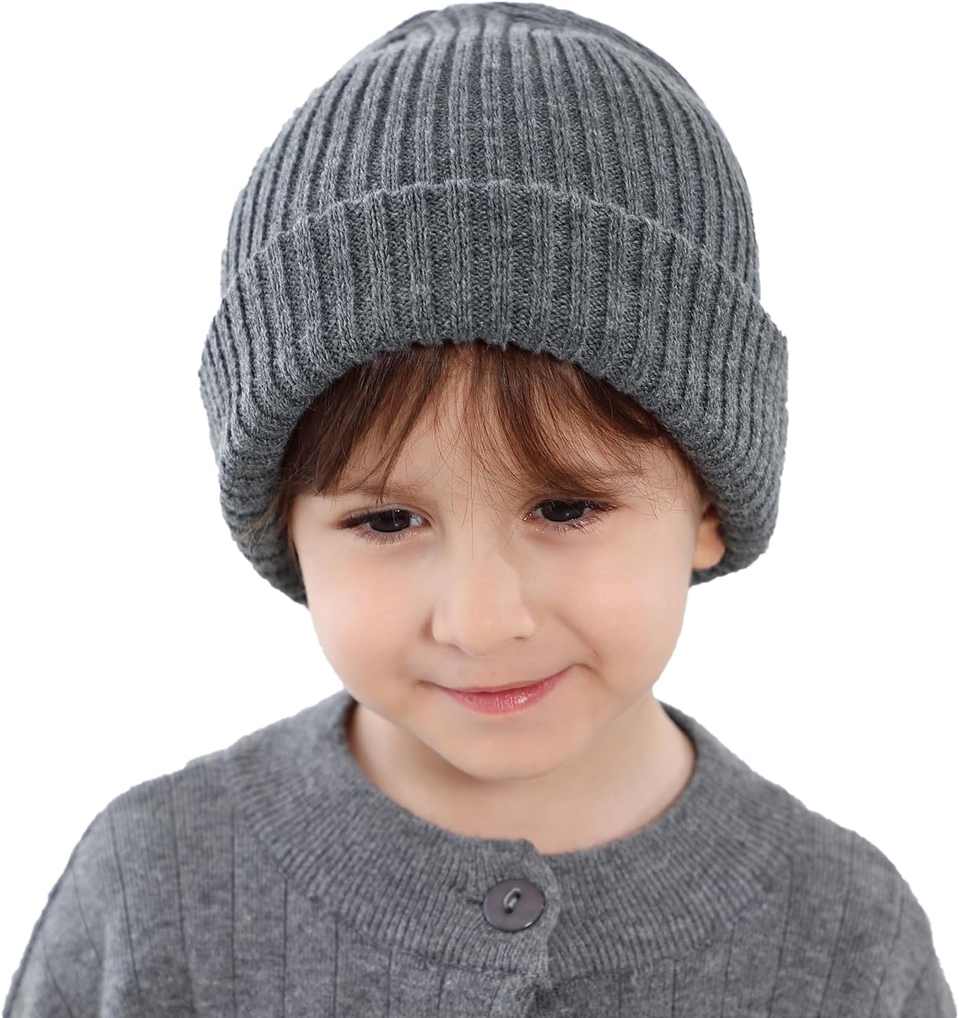 YWhalepKids Winter Beanie Hat for Baby Boys Girls, Children's Warm Fleece Lined Knit Baby Warm Beanies Hats