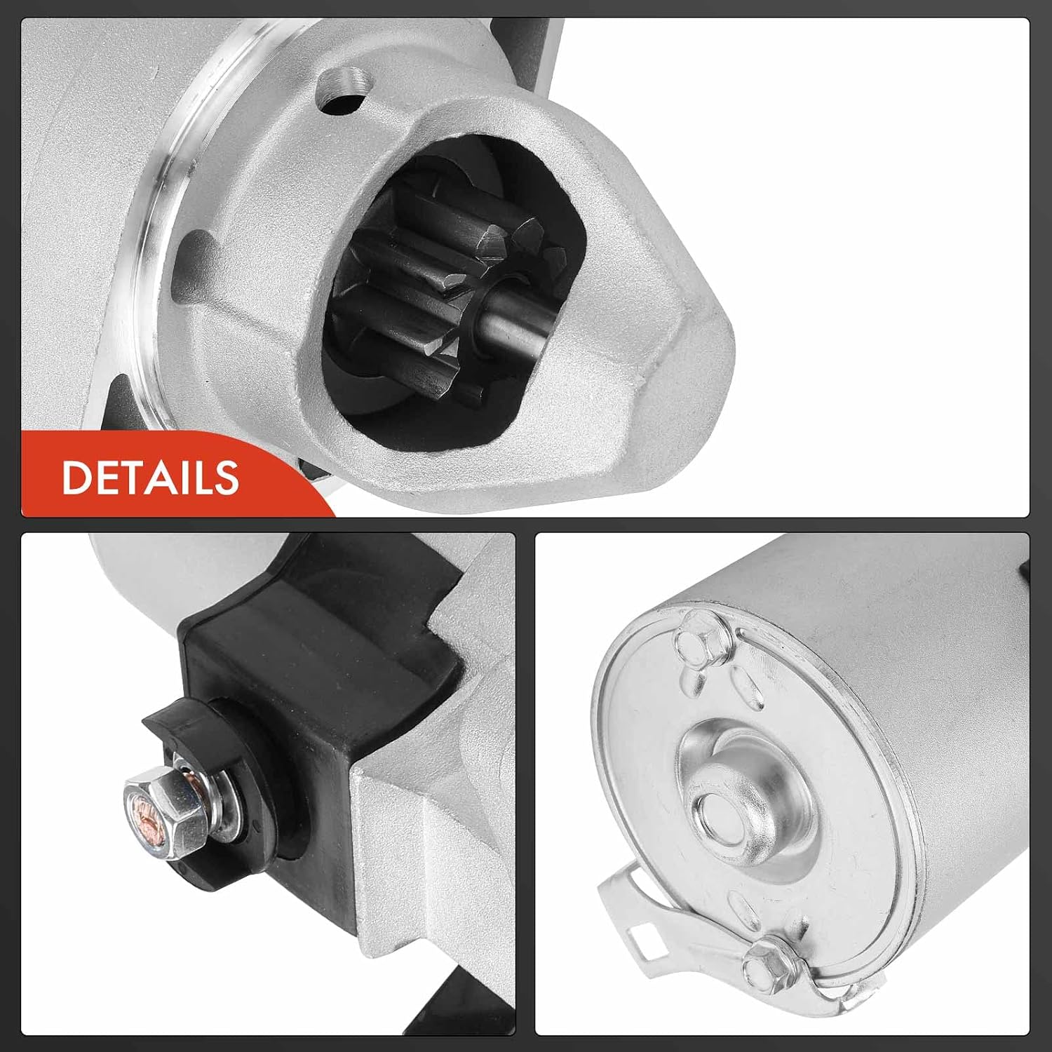 A-Premium Starter Motor Compatible with Acura RSX 2002 2003 2004 2005 2006 2.0L, 12V 1.2KW 9-Teeth Clockwise
