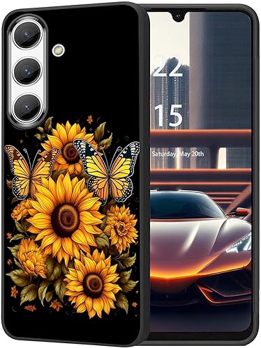DHEEBFWE for Samsung Galaxy S25 Plus Case,Slim Shock-Absorption Anti-Scratch Sof
