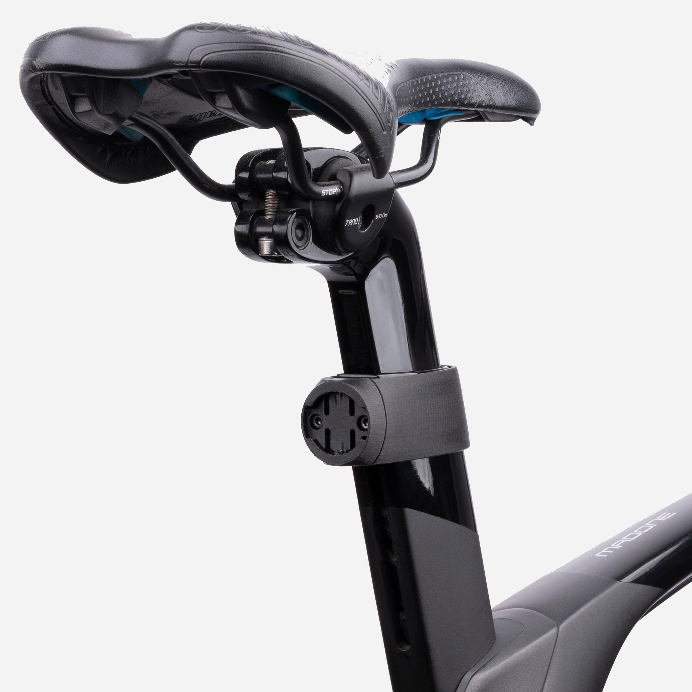 Supporto per reggisella - per localizzatore GPS - per Garmin Varia 515 Reggisella, compatibile con Trek Madone 6, Fissaggio a morsetto